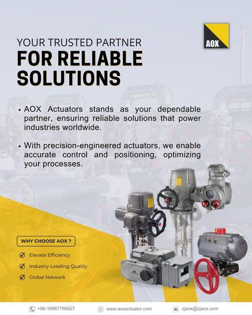 AOX Actuators ໃນການປະຕິບັດ